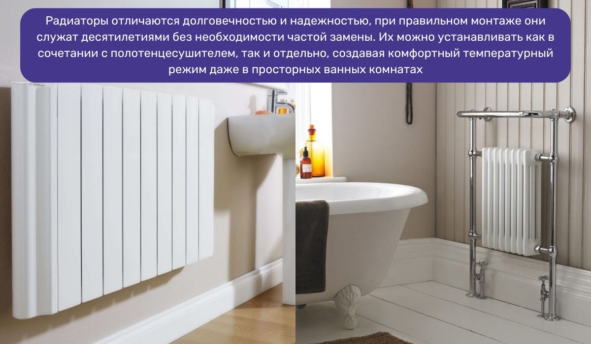 Батареи для санузла: практичное и эффективное решение для отопления
