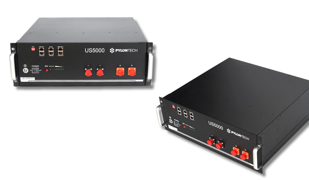 Pylontech LiFePO4 48V 100Ah (US5000) - первый в рейтинге лучших аккумуляторов для солнечных батарей
