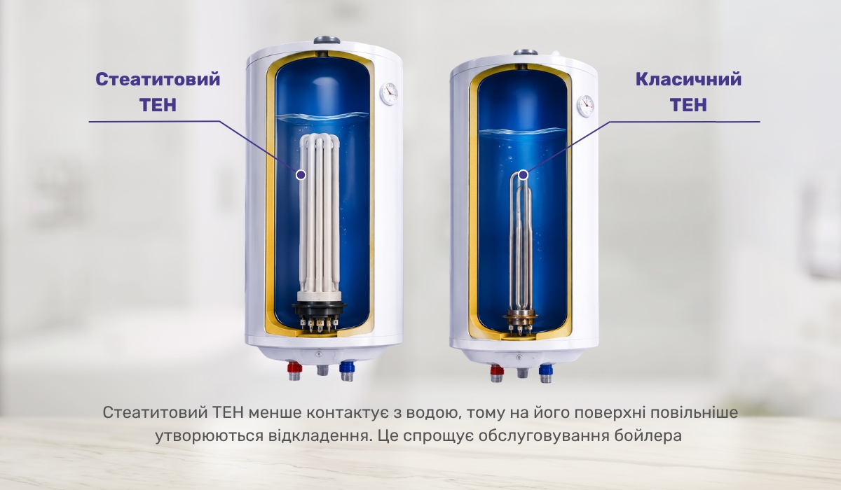 Відмінності стеатитового ТЕНа від звичайного