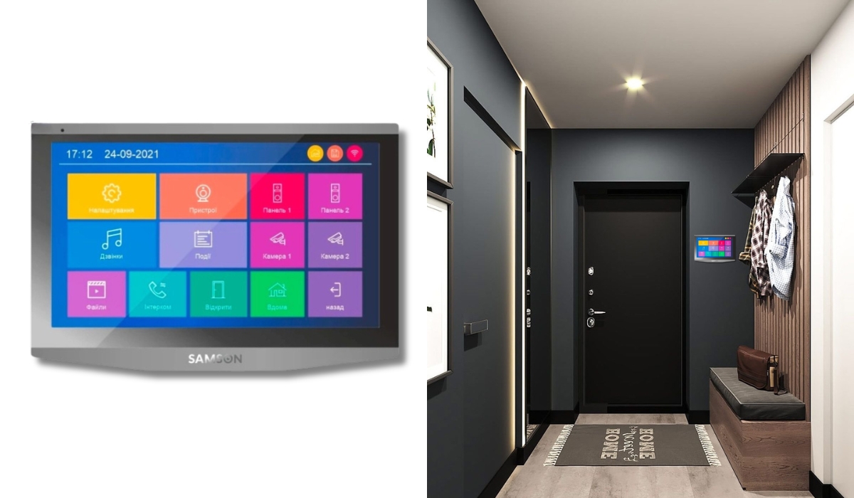 Samson SM-7FHD-GTW Grey - качественная и недорогая модель домофона, признанная одной из лучших в рейтинге