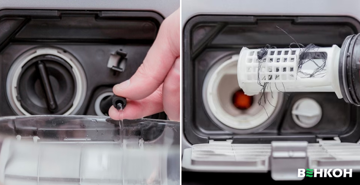 Особенности очистки фильтра и сливного насоса стиральной машины