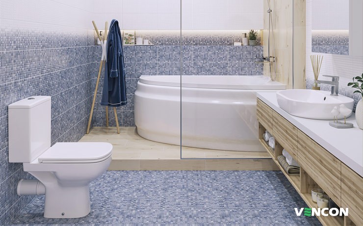 Cersanit Colour 575 New в интеръере санузла