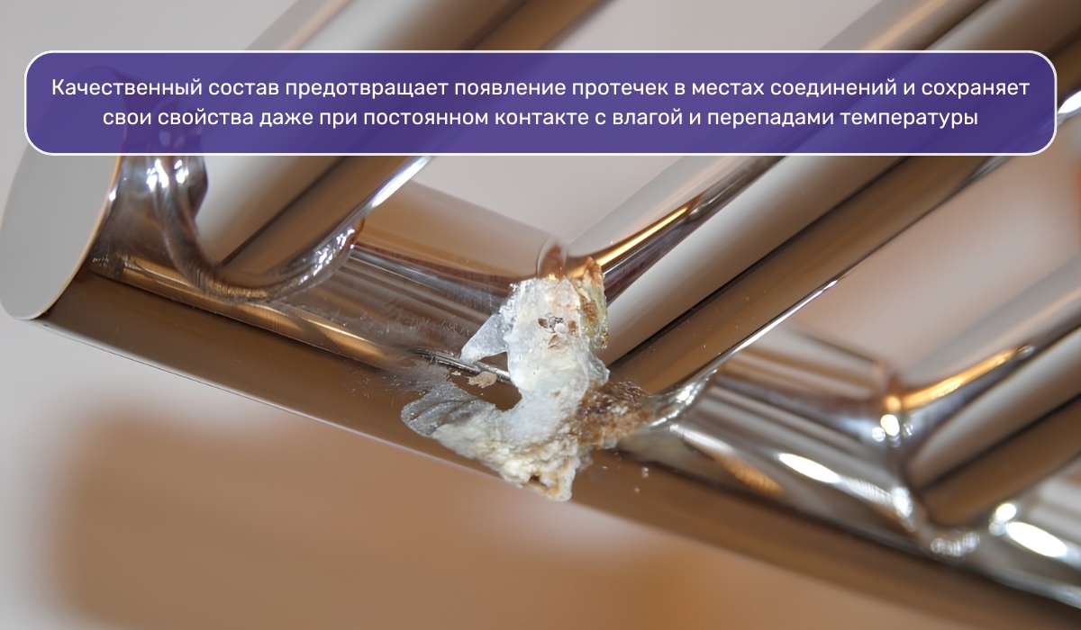 Советы по предотвращению протечек полотенцесушителя: использование герметика