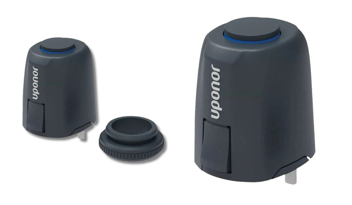 Uponor для колекторів Vario S, M, 230V NC (1141676) - термопривод із довгим терміном служби в топі найкращих