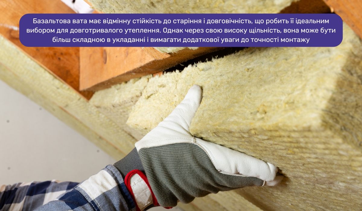 Базальтова вата для утеплення мансарди: надійне та ефективне рішення