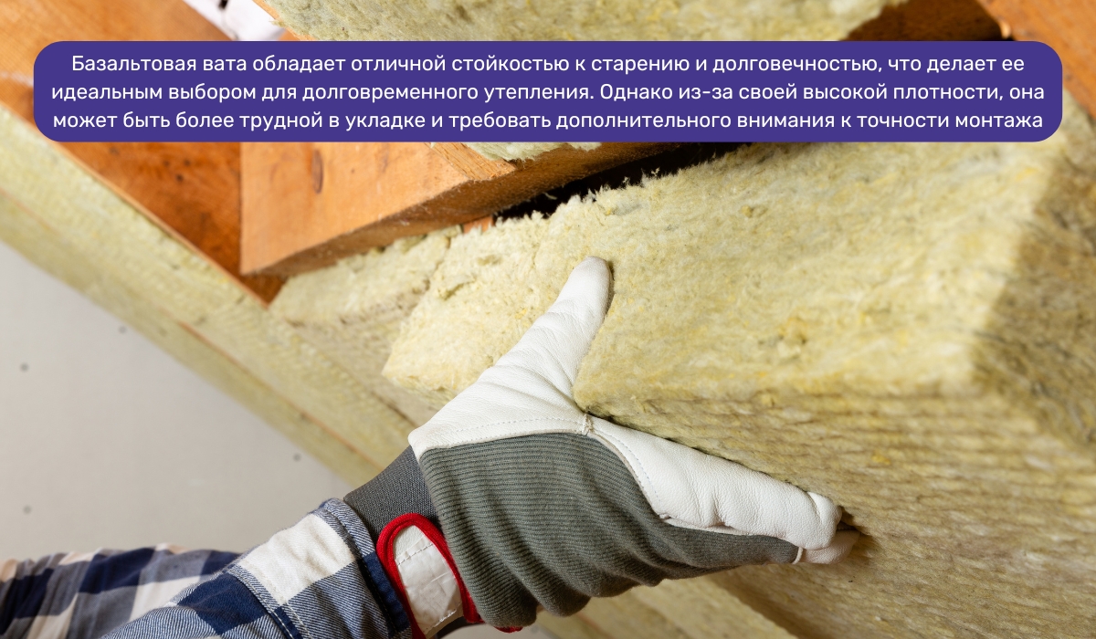 Базальтовая вата для утепления мансарды: надежное и эффективное решение