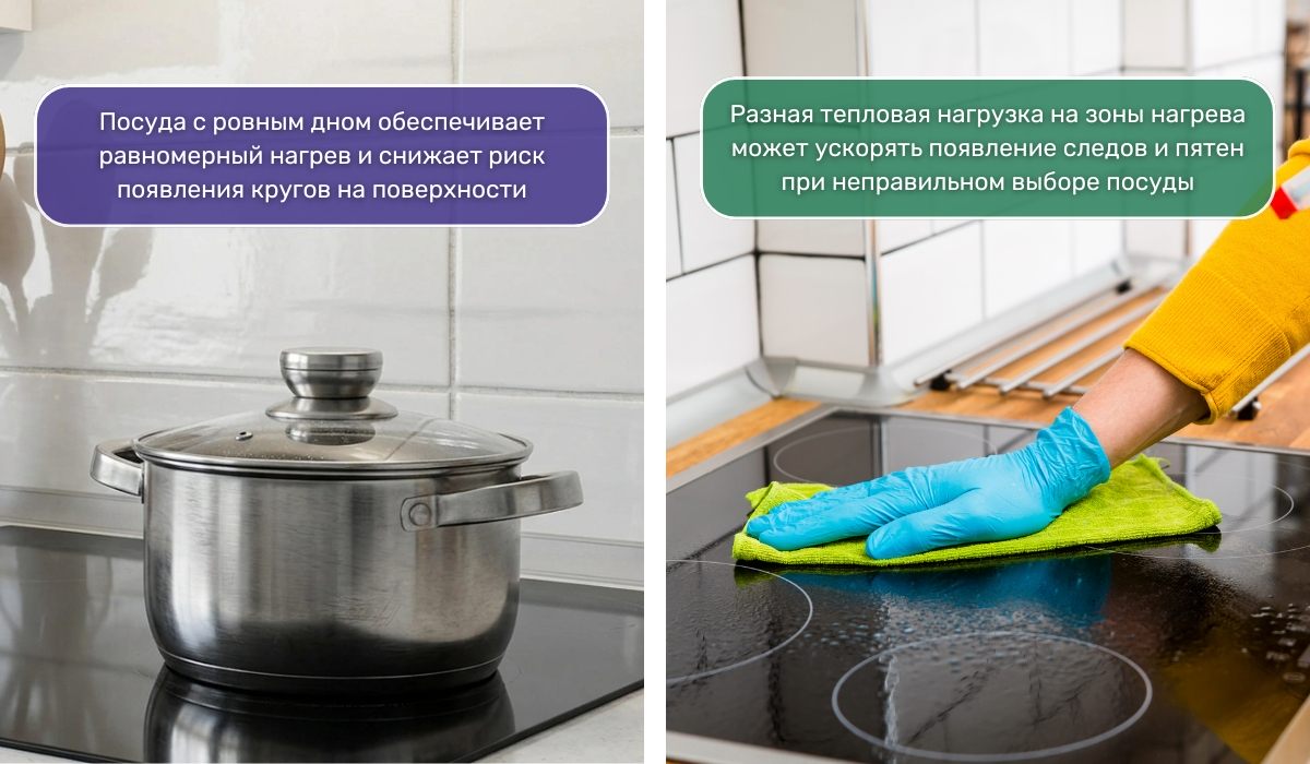 Почему на варочной панели появляются пятна: что важно учесть