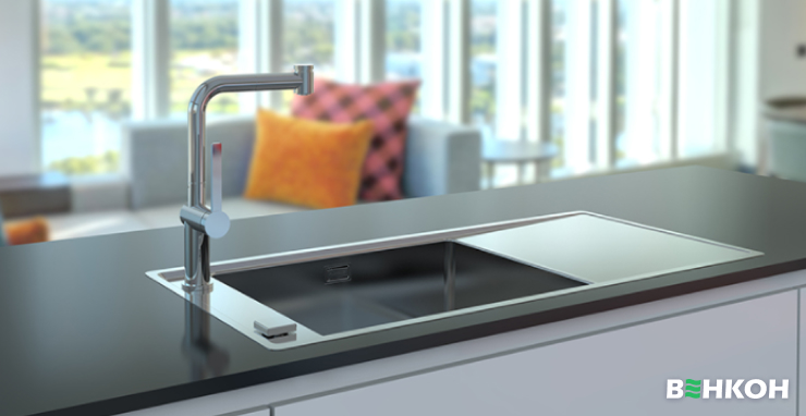 Варіанти розміщення кухонної мийки