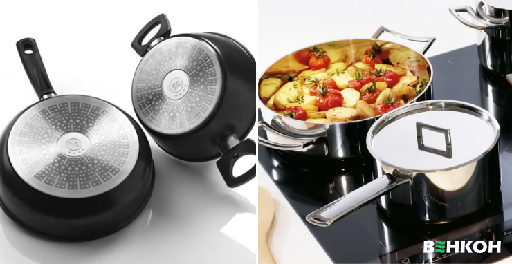 Як вибрати посуд для готування на індукційній плиті