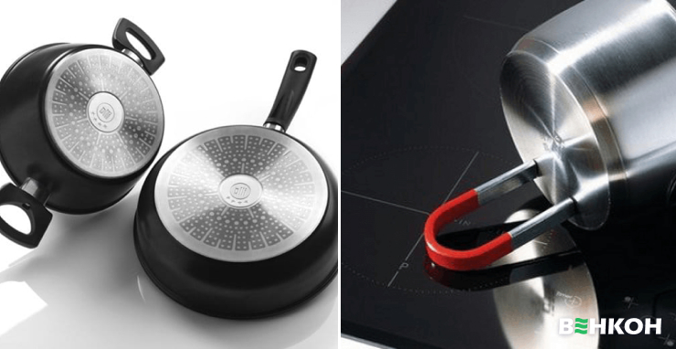 Важливі критерії з підбору посуду для індукційних плит