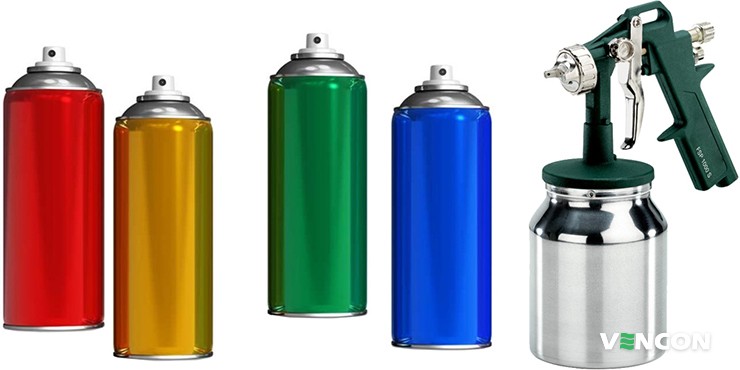 Як пофарбувати змішувач фарбою з балончика?