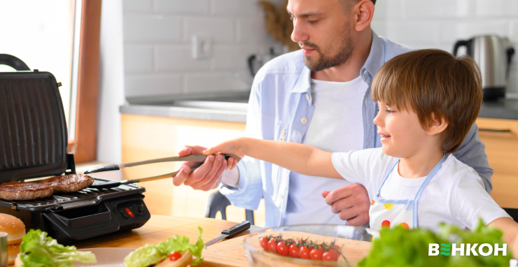 Легке щоденне приготування з електрогрилем