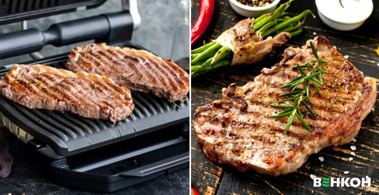 Як приготувати стейк на електрогрилі