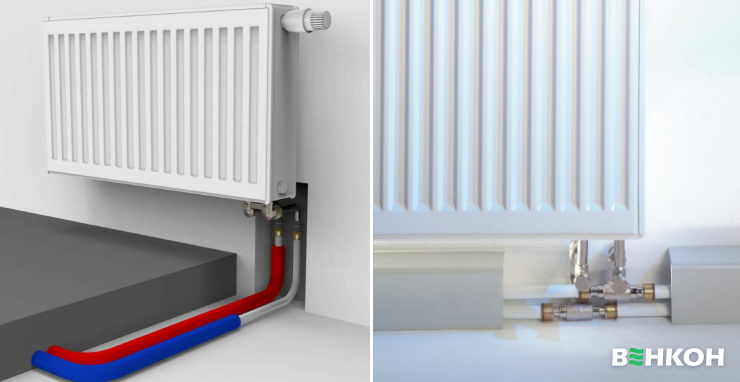 Особливості нижнього підключення радіатора опалення