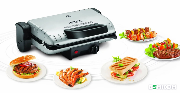 Палітра різноманітних функцій, наявних у електрогрилі