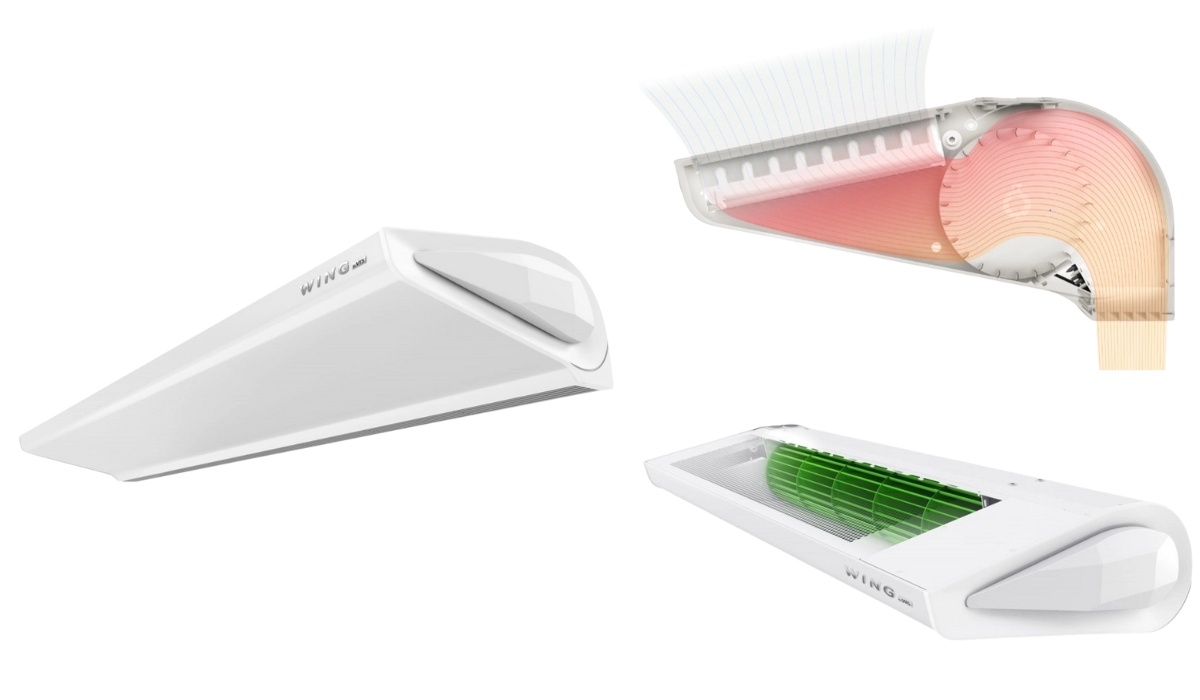 VTS Wing II C100 AC (1-4-2801-0256) - качественная воздушная тепловая завеса в рейтинге