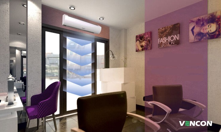 Воздушний занавес в салоне