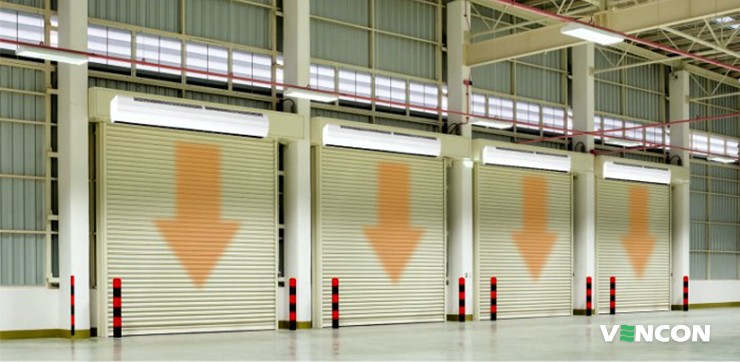 Воздушная завеса установка