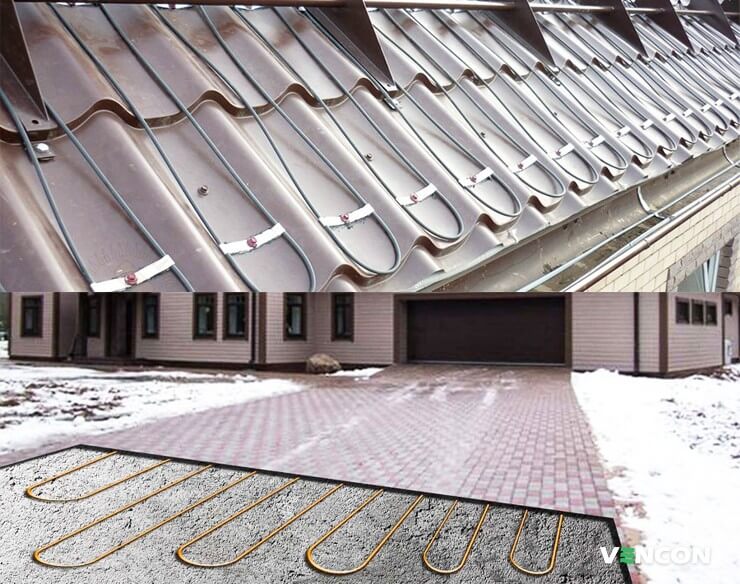 Системи антизледеніння для криш та підлоги/сходів