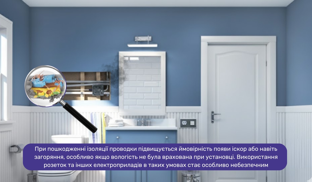 Небезпека прокладання електропроводки в приміщеннях з високою вологістю: ванна кімната як зона ризику