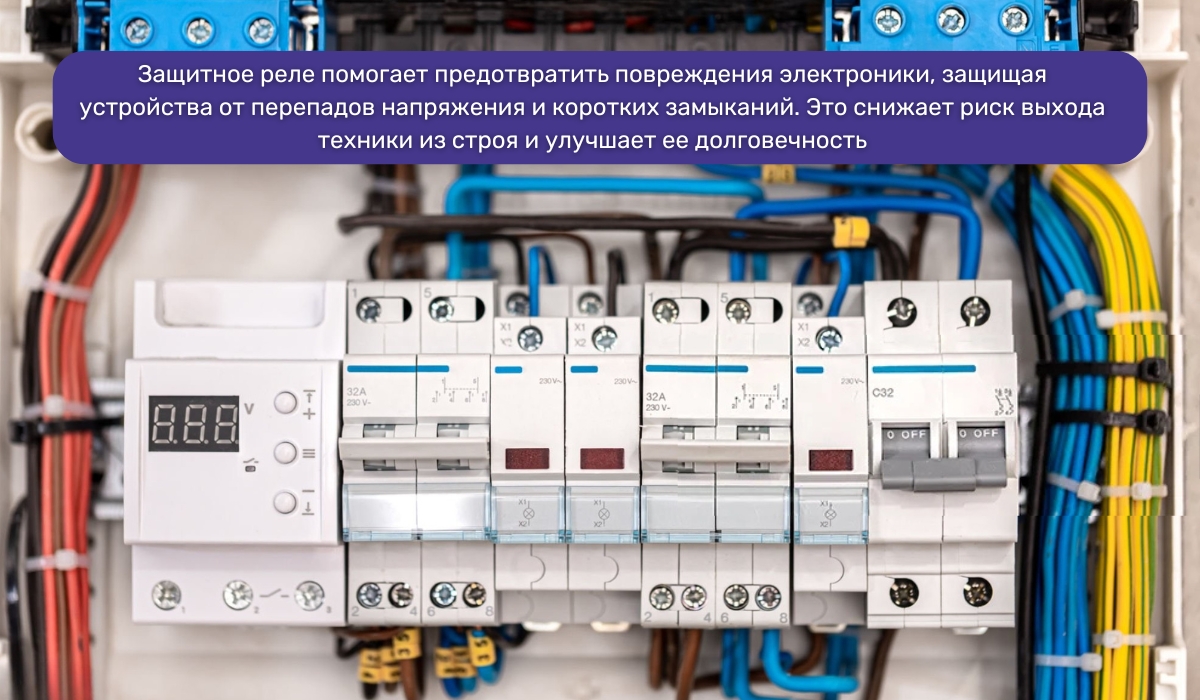 Как защитное реле помогает защитить технику, подключенную к розетке