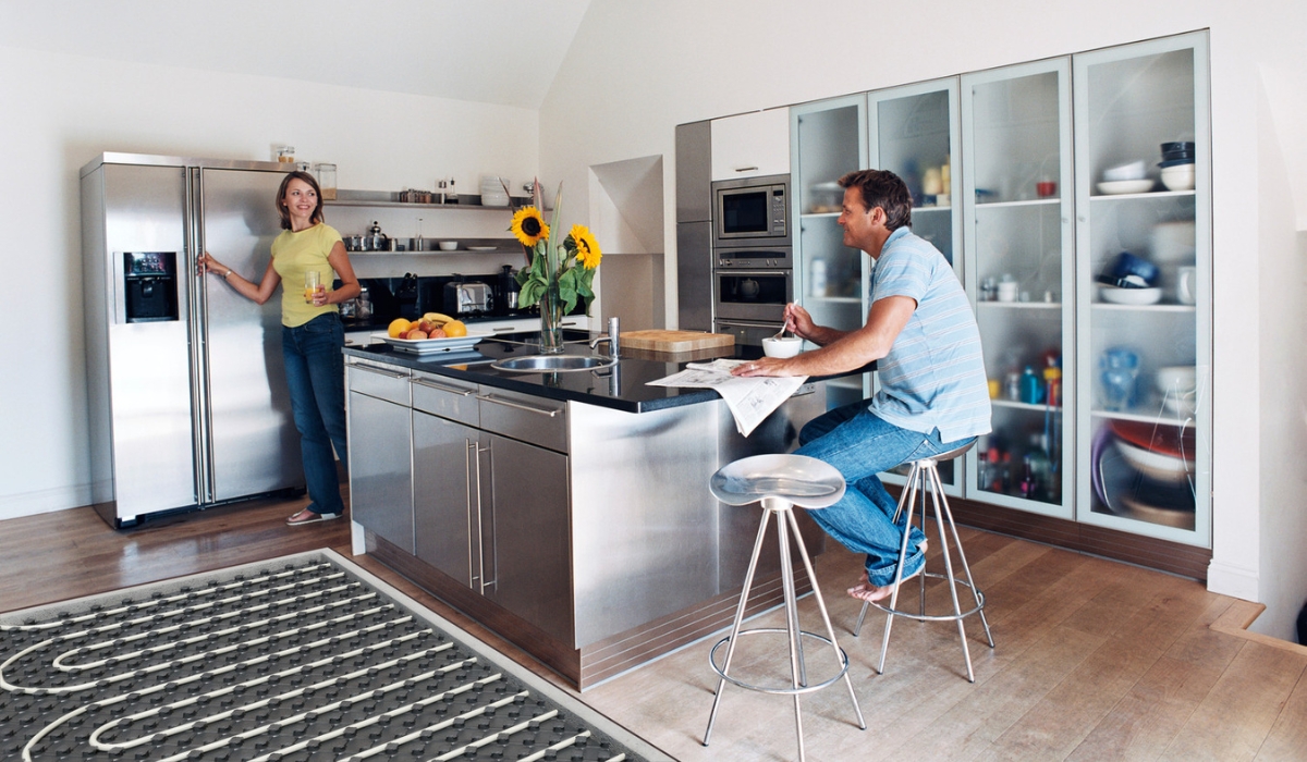 Тепла підлога на кухні – прийнятне та ефективне рішення