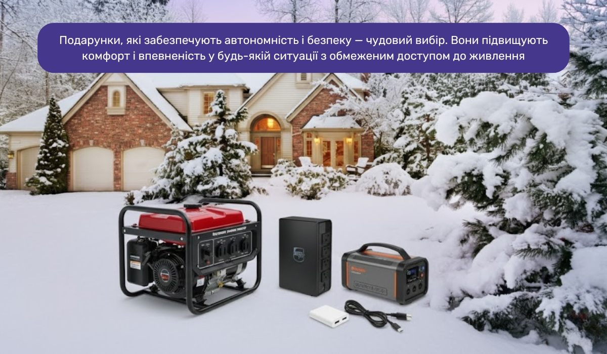 Енергонезалежні прилади - чудовий новорічний подарунок для власників приватного будинку або дачі