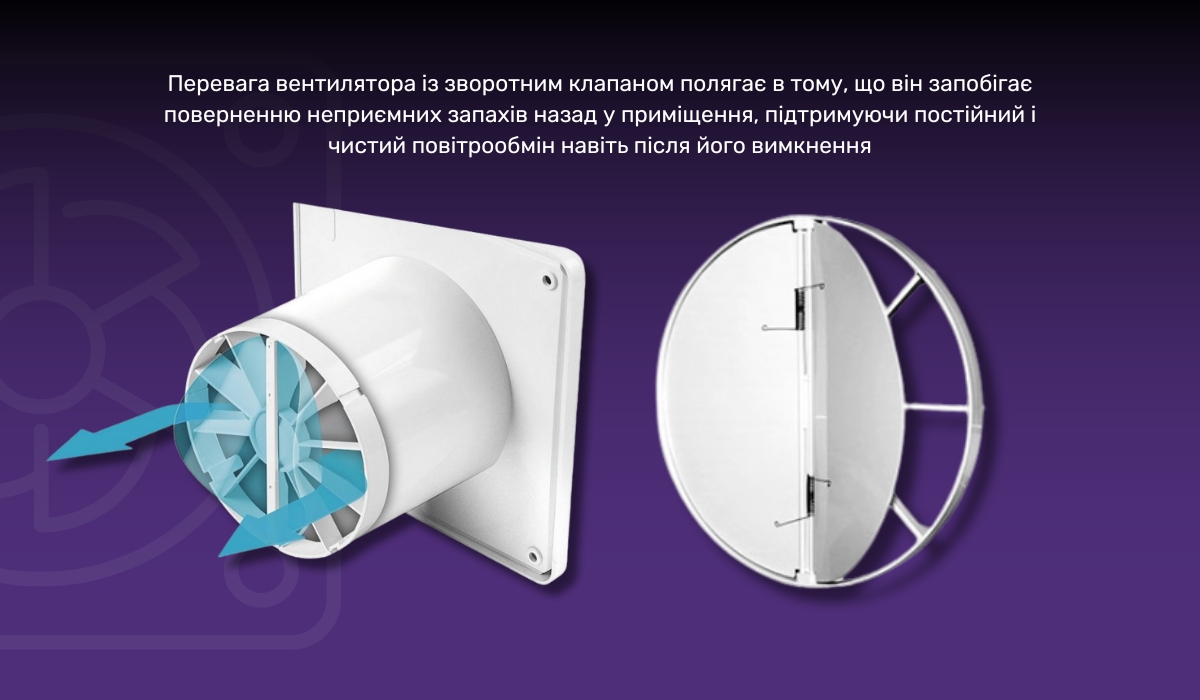 Вентиляційна система санвузла: вибір вентилятора