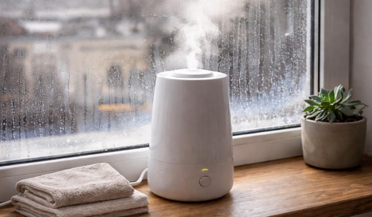 Запотівання вікон в наслідок роботи ультразвукового зволожувача