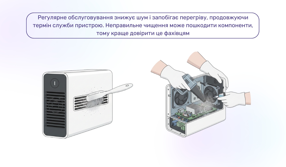 Обслуговування зарядної станції - простий і ефективний спосіб знизити шум під час роботи