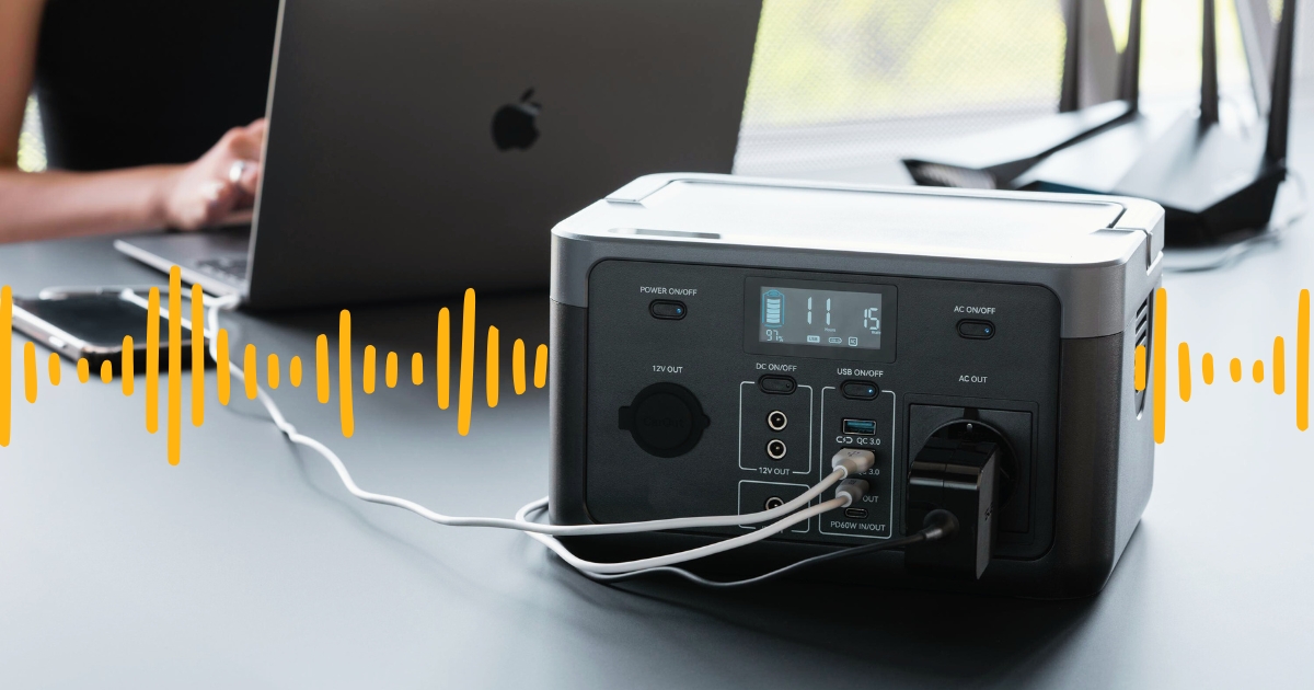 Чому сильний шум від зарядної станції?