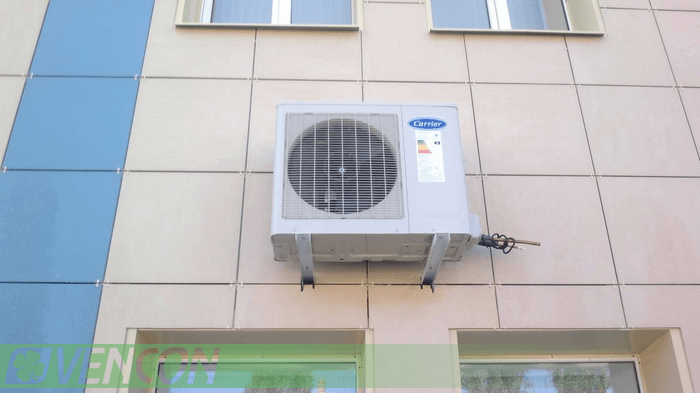 завершение работы по монтажу кондиционера