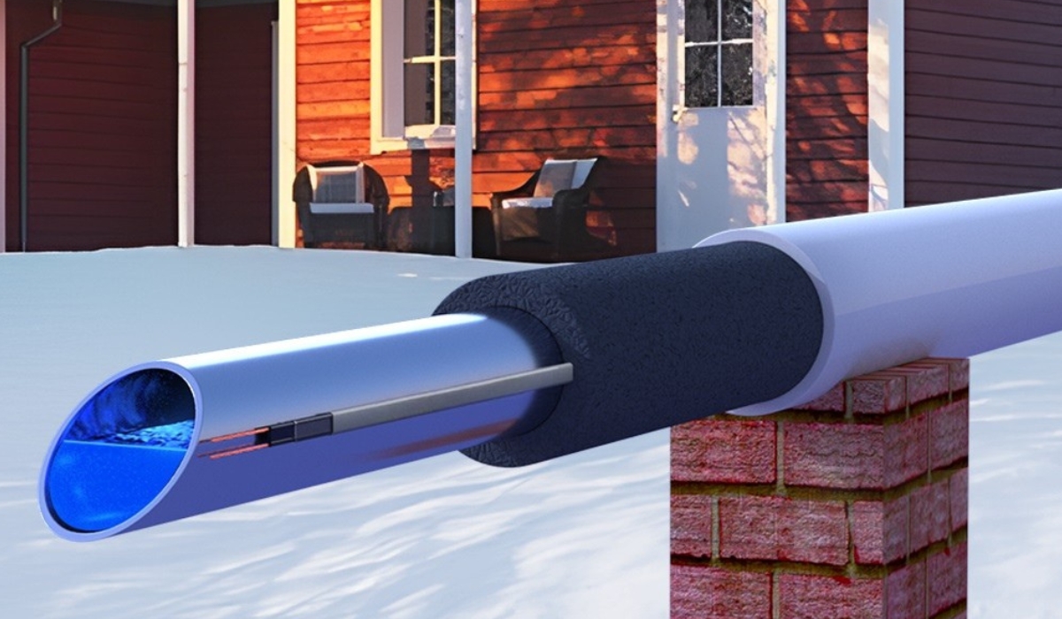 Эффективный метод утепления для защиты от замерзания воды в трубах: нагревательный кабель