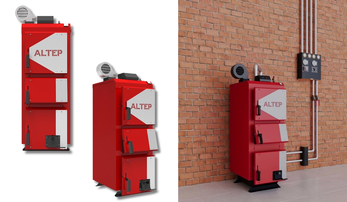Altep Duo Uni Plus 21 кВт (КТ-2EN-21) - первый в рейтинге лучших твердотопливных котлов