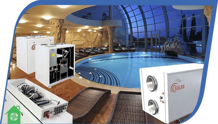 варіанти формування вентиляції в басейні