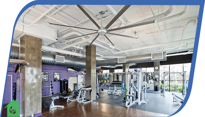 вентиляція тренажерного залу природна або примусова