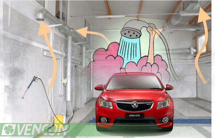 обустройство вентиляционной системы автомоек