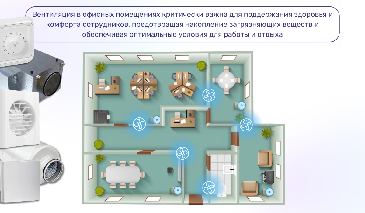 Особенности вентиляции офиса: что учесть