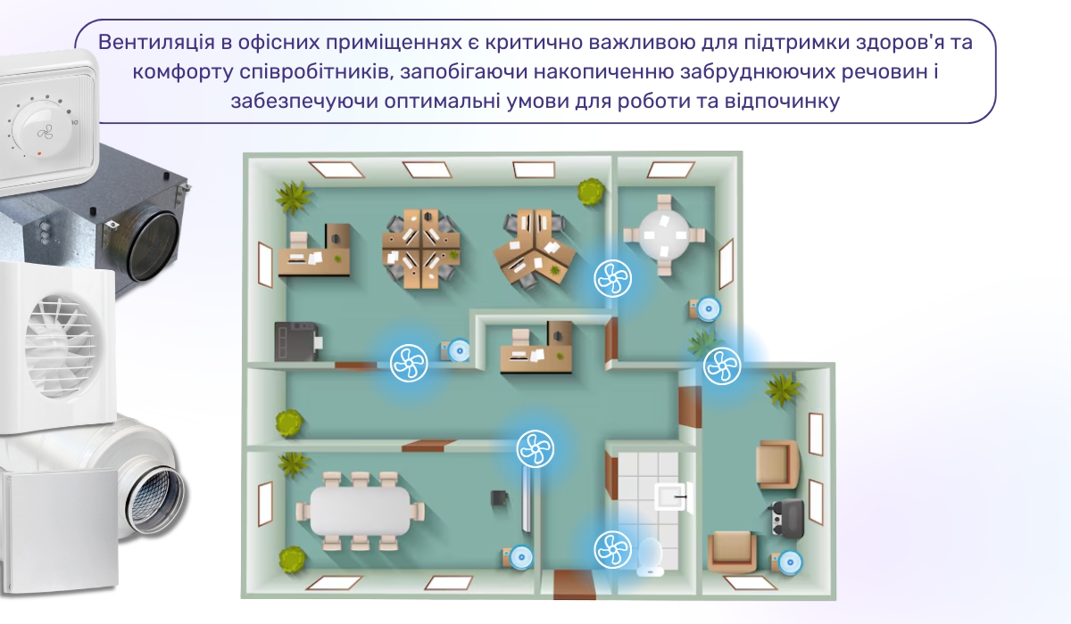 Особливості вентиляції офісу: що врахувати