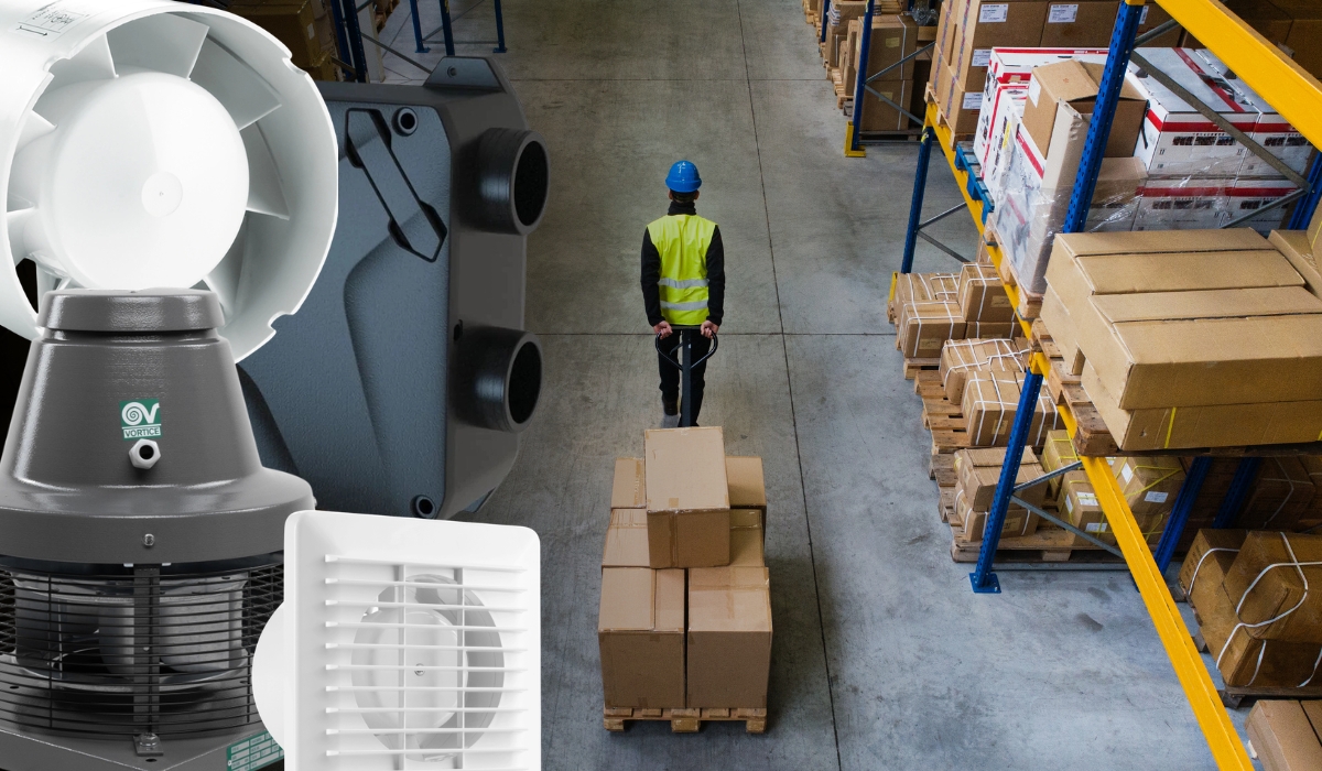 Енергоефективна вентиляція складів починається з правильного вибору системи