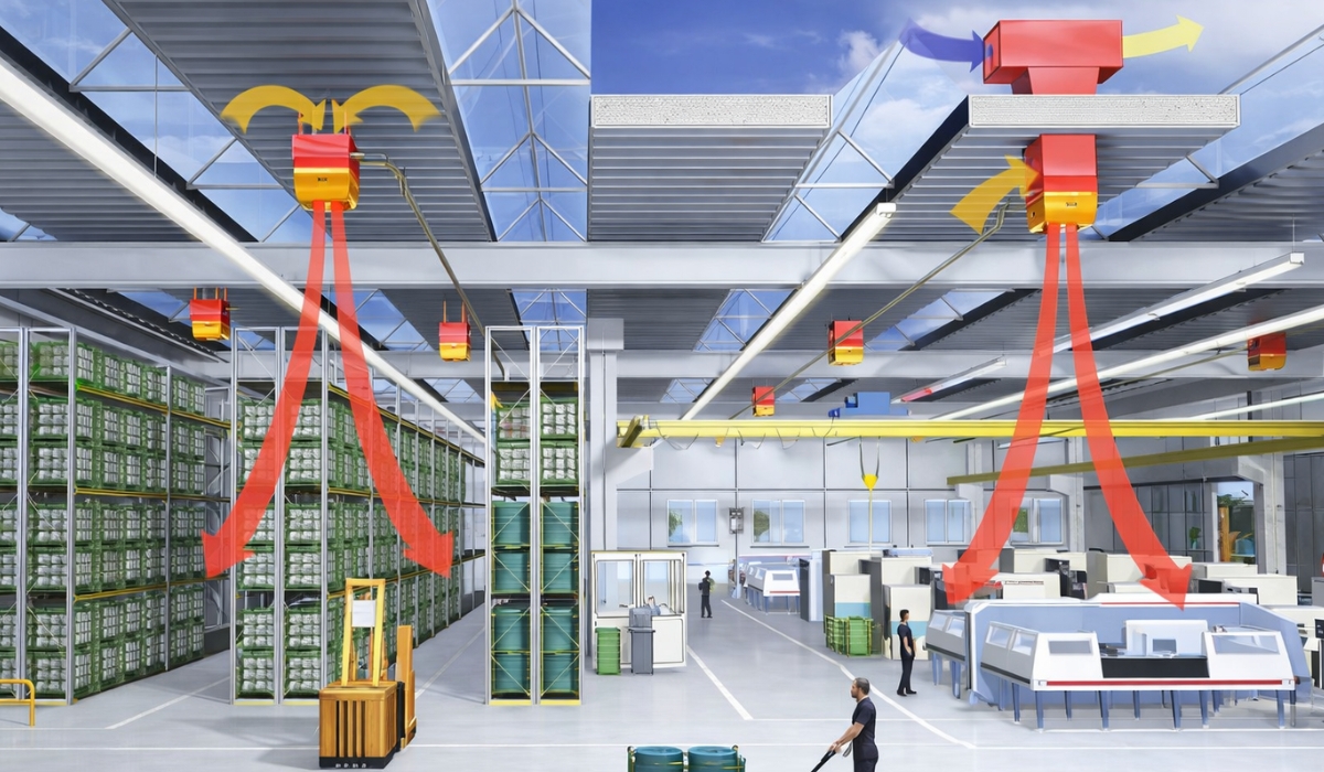 Вентиляція складів: створення оптимальної циркуляції повітря