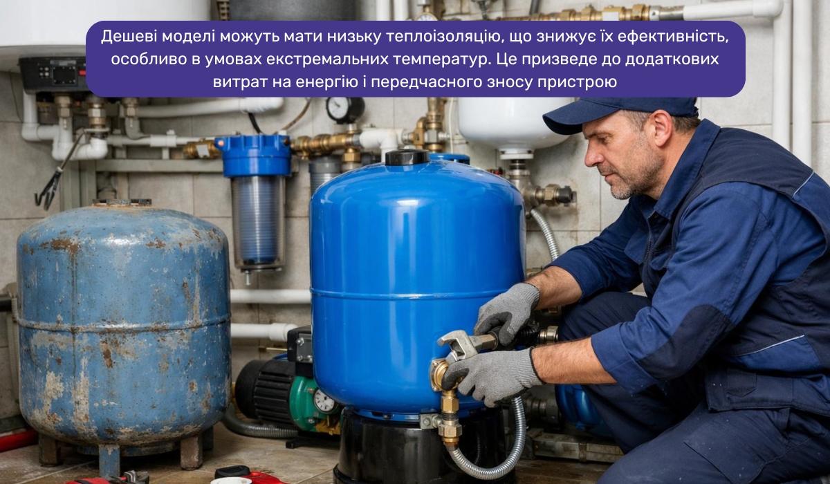 Міф 4. Всі гідроакумулятори однакові: чому ціна має значення