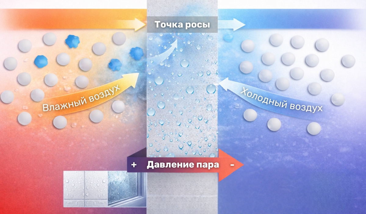Что делать при сильном конденсате в ванной: как возникает "точка росы"