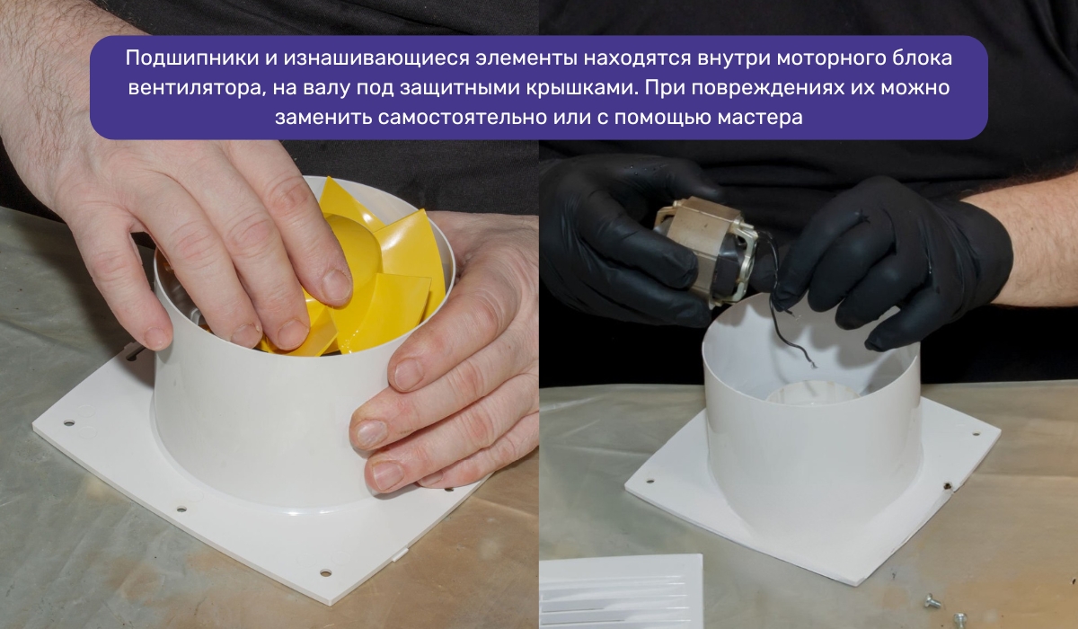 Вытяжной вентилятор шумит из-за неисправности: где искать причину