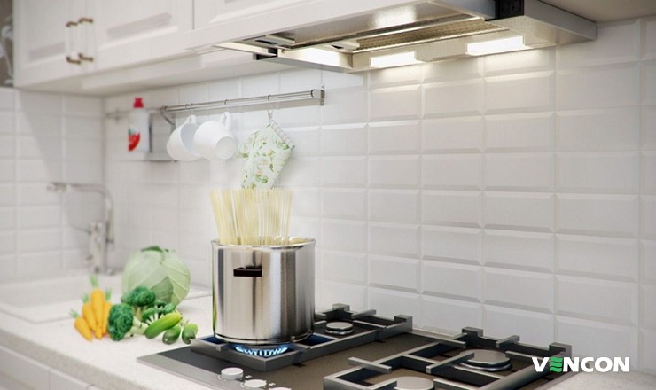 Використовуйте витяжку на кухні