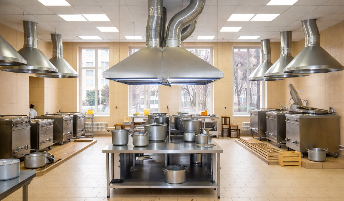 Особливості організації вентиляції в гарячому цеху їдальні