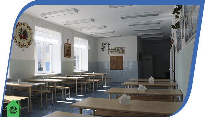 Система вентиляції в ресторані