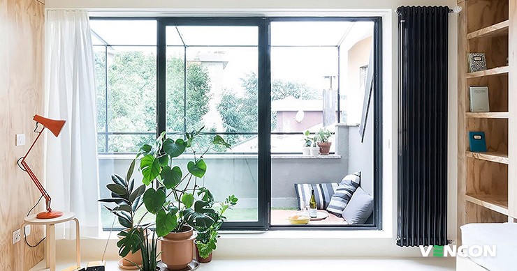 Панорамное окно и отопление комнаты