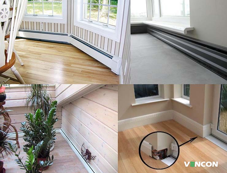 Плинтусные конвекторы: достоинства и недостатки