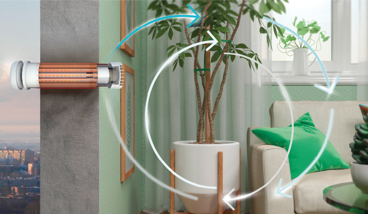 Усунення вологості за допомогою рекуператорыа повітря